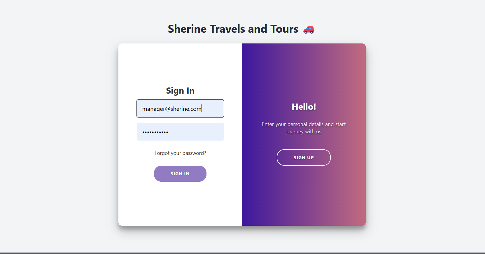 Sherine Travels & Tours 🚗